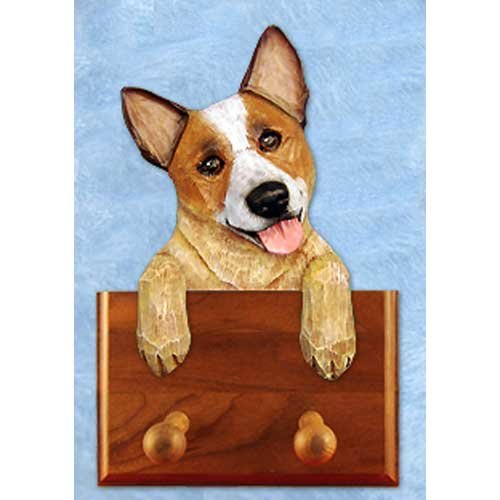 RED MERLE Australian Cattle Dog Leash Holder