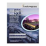 Inkpress HL4650 Heavy Luster 300 GSM 12 Mil 94% Bright Single Sided 4x6in 5 ....