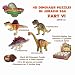 Corners Of The World 4-D Dinosaur Puzzle, Part 6 (4 Pieces)