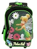 Disney Fairies Luggage Backpack -in Flower Garden Tinker Bell Rolling Backpack