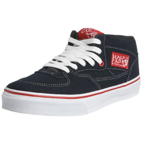 Vans Skateboard Shoes Half Cab - Navy/Red Suede - Size 10
