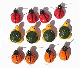12 Piece Set Hand Made Decorative Animal Fridge Magnets 1.5" thumbnail