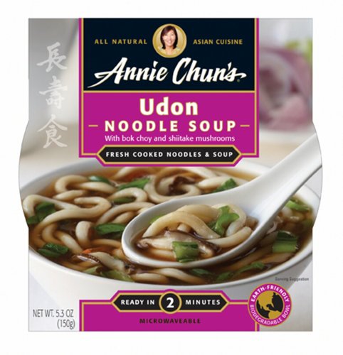 Annie Chun's Udon Soup Noodle Bowl, 5.3-Ounce Bowls (Pack of 6)