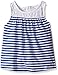 Nautica Girls' Fashion Tank with Eyelet Yoke and Back Zipper Detail