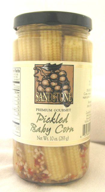 Pickled Baby Corn, 12 oz by Sandstone Farms
