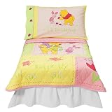 Multicolored Winnie the Pooh Toddler Bedding Set