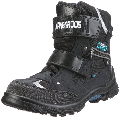 KangaROOS Diego 10903/554, Jungen Stiefel, Schwarz (blk/blk/avatar 554), EU 34