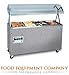 Vollrath 389352 Affordable Portable Three Well Hot Food Station 46"W x 39-1/2"D x 35"H w/ Enclosed Base & Breath Guard 208-240V (Walnut Woodgrain)