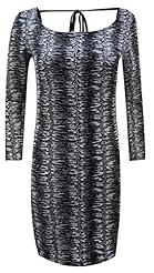 Elastane/Viscose Long Sleeves Bodycon Dress/Midi Dress 