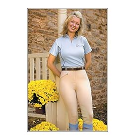 Ladies TuffRider Aerocool Knee Patch Riding Breeches
