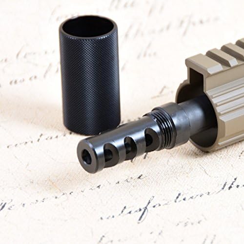 AR Pros .223 1/2x28 with 13/16" X 16 Threaded Sound Forwarder Sleeve with Jam Nut and Crush Washer