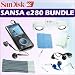 SanDisk Sansa e280 8 GB MP3 Player (Black) + Accessory Kit Bundle