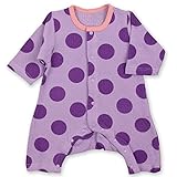 (ベアボックス)Bear Box 水玉柄 カバーオール ロンパース 60cm パープル