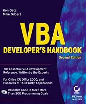 VBA Developer's Handbook