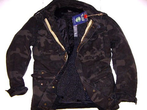 Surplus M65 Regiment Jacke black camo