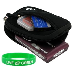 Neoprene Sleeve (Super Black) Case for Canon PowerShot SD780IS Digital Camera Gold