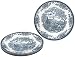Churchill China Brook Blue 10-Inch Dinner Plates, Set of 4