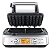 Breville BWM640XL Smart 4-Slice Waffle Maker, Silver