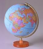 12 Newman Blue Oceans Globe in Semi-Meridian