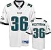 Brian Westbrook White Reebok NFL Premier Philadelphia Eagles Jersey - Large