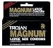 Trojan Magnum Large Size Latex Condoms, Lubricated, 12-Count Boxes (Pack of 3)