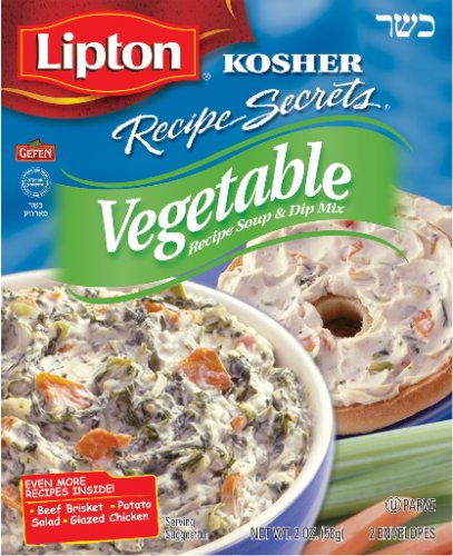 Lipton Gefen Kosher Soups, Lipton Kosher Recipe Secrets Vegetable Soup, 2-Ounce (Pack of... by Lipton