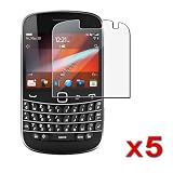 5pcs BlackBerry Bold 9900 9930 Premium Clear LCD Screen Protector Cover Guard Shield Protective Film Kit