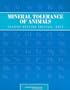 Mineral Tolerance of Animals: Second Revised Edition