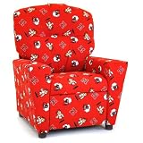 NCAA University of Nebraska "Cornhuskers" Cup Holder Kid's Recliner