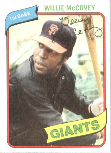 1980 Topps # 335 Willie McCovey San Francisco Giants Baseball Card