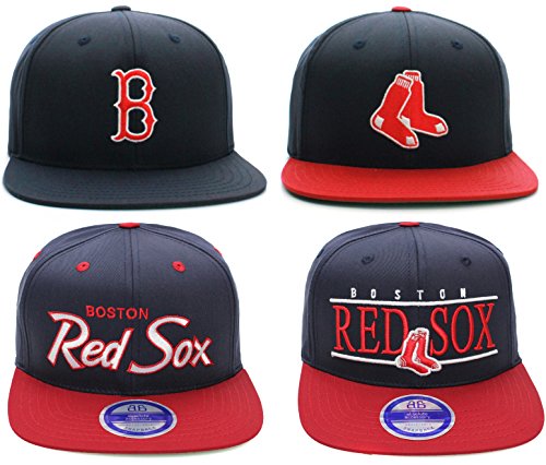 MLB Boston Red Sox Flat Bill Classic Snapback Hat Cap