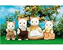 Sylvanian Families Cream Cat Family
