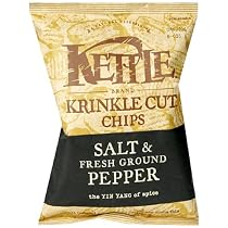 Kettle Krinkle Salt & Fresh Ground Pepper, 2-Ounce Bags (Pack of 24)