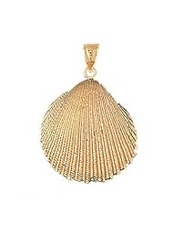 CleverEves 14K Gold Pendant Shell 10.3 - Gram(s)