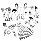 Wallace Italian Sterling Impero 46-Piece Sterling Silver Flatware Set, Service for 8