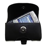 Gomadic for the PalmOne Treo 750 - Horizontal Leather Case with Belt Clip/Loop for the PalmOne Treo 750