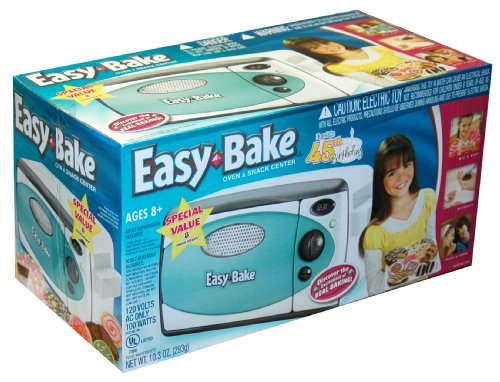 Super Value Easy Bake Oven and Snack Center Set, Includes 11 Mixes, 2 Baking Pans, 2 Warming Cups, Pan Pusher, 2 Cooking Utensils, Recipe Booklet