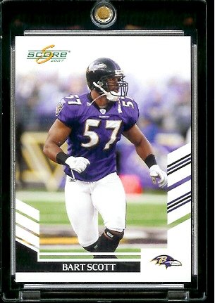 2007 Score # 183 Bart Scott - Baltimore Ravens - NFL Football Card