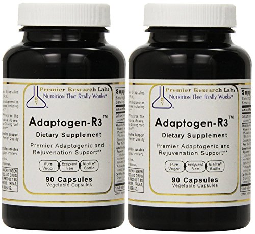 Premier Research Labs Adaptogen-R3 -- 90 Vegetable Capsules (2 Pack)