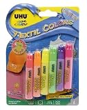 Produkt-Bild: Uhu 38990 - Textil Colors Glitter (Tuben, 6 x 7 ml)