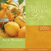 Purpose Driven Life 2010 Wall Calendar