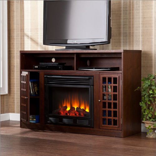 Southern Enterprises Astoria Media Electric Fireplace