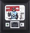 Danica Patrick Signed & Framed 1st Win Piece w/Checkered & Green Flag