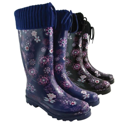Ladies Wellington Boots Cardi Wellies Womens Size 3-8