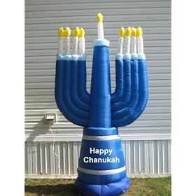 Giant Inflatable Menorah