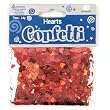 14g  Red Heart table confetti - Fabulous Red Sparkle heart wedding party table confetti