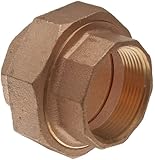 Merit Brass Lead Free Brass Pipe Fitting, Union, Class 125, 1" NPT Female