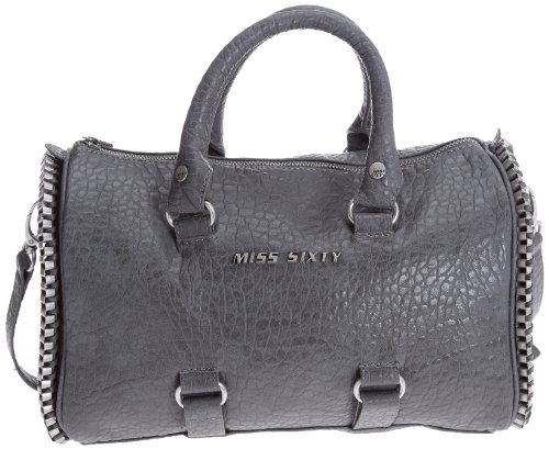 Miss Sixty Nedel Bag, Sac &agrave; main femme - Gris, Synth&eacute;tique