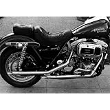 Cycle Shack 1-3/4in. Slashcut 36in. Long Drag Pipes for 1982-1983 Harley Davidson FXR Shovelhead Motorcycles