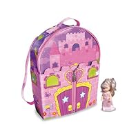 Neat-Oh ZipBin Doll House Bring-Along Backpack (Colors and Styles Of Doll May Vary)
